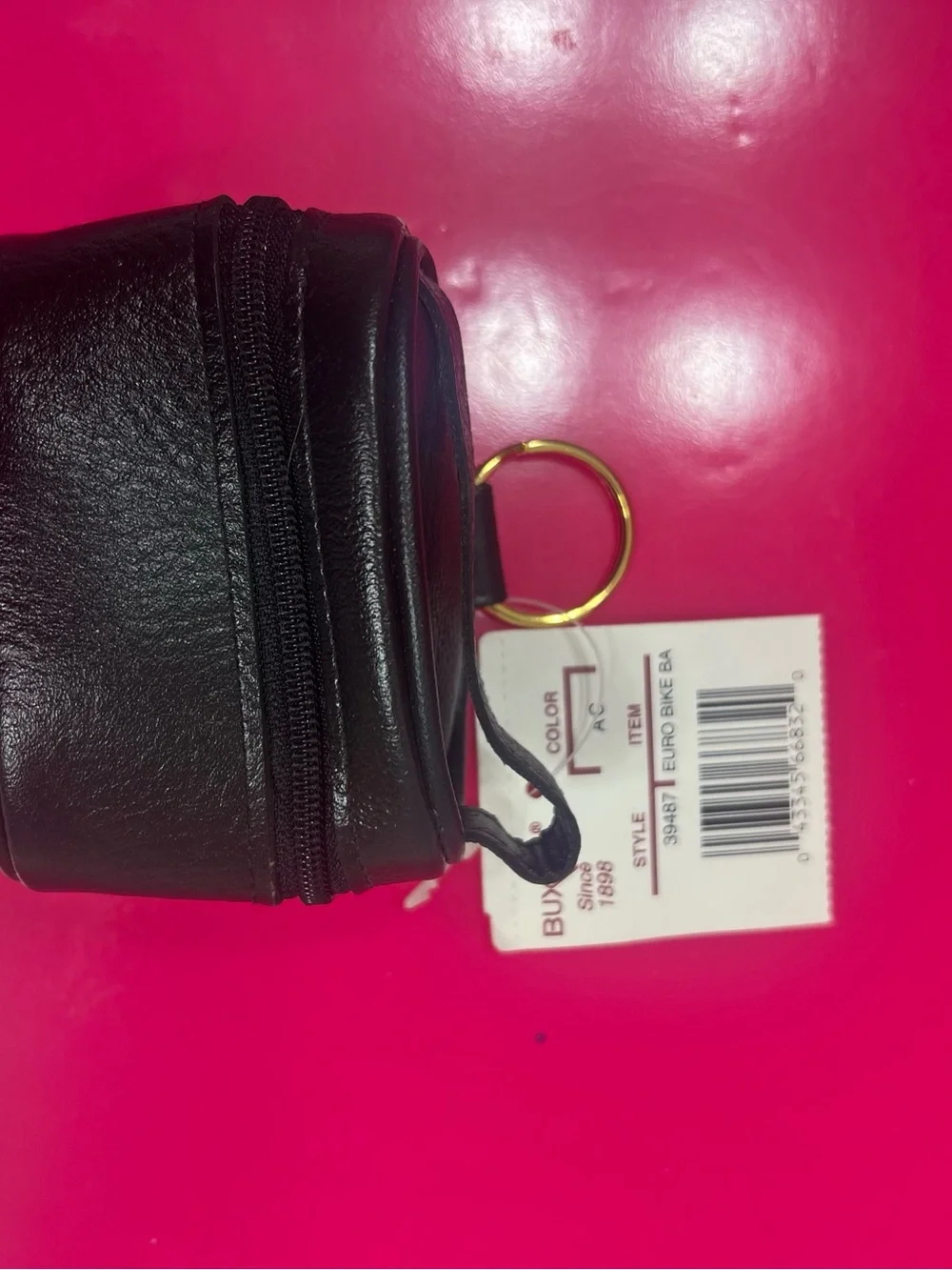 Buxton Mini Travel Case and Crescent Shape Fanny Pack Coin Purse Keychain